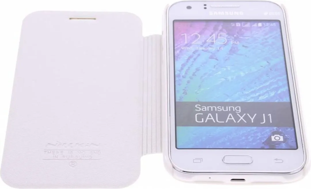 Nillkin Sparkle Booktype Hoes Samsung Galaxy J1 - Wit - afbeelding 3 van 6