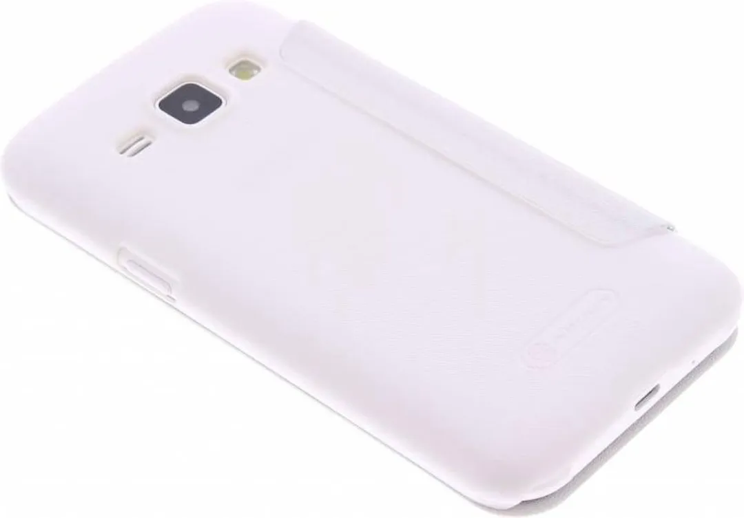 Nillkin Sparkle Booktype Hoes Samsung Galaxy J1 - Wit - afbeelding 2 van 6