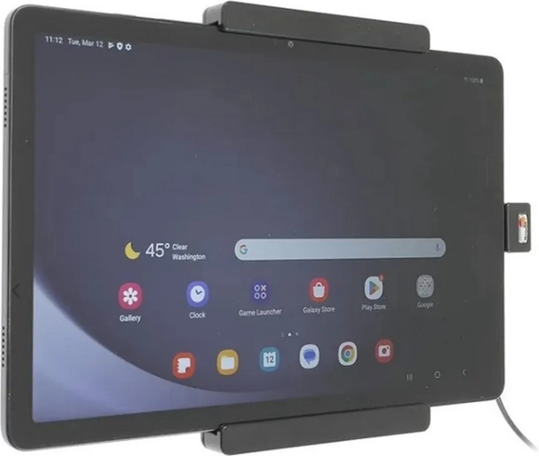 Brodit Active Houder/Lader Samsung Tab A9+/A11 11" - Zwart