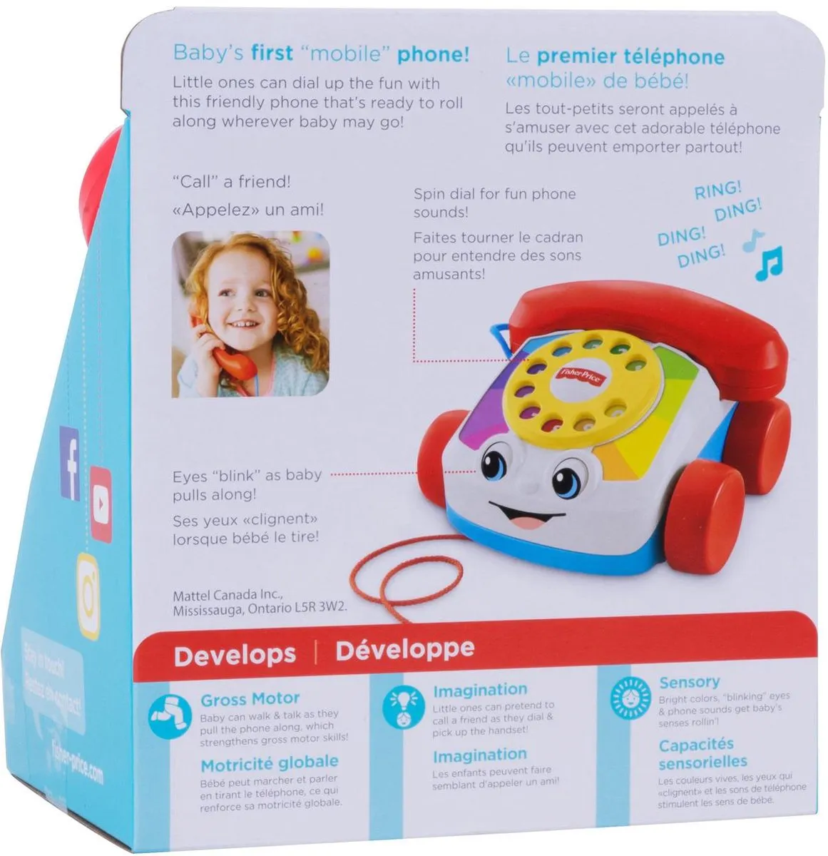 Fisher-Price Peutertelefoon FGW66 - Met Trektrouw