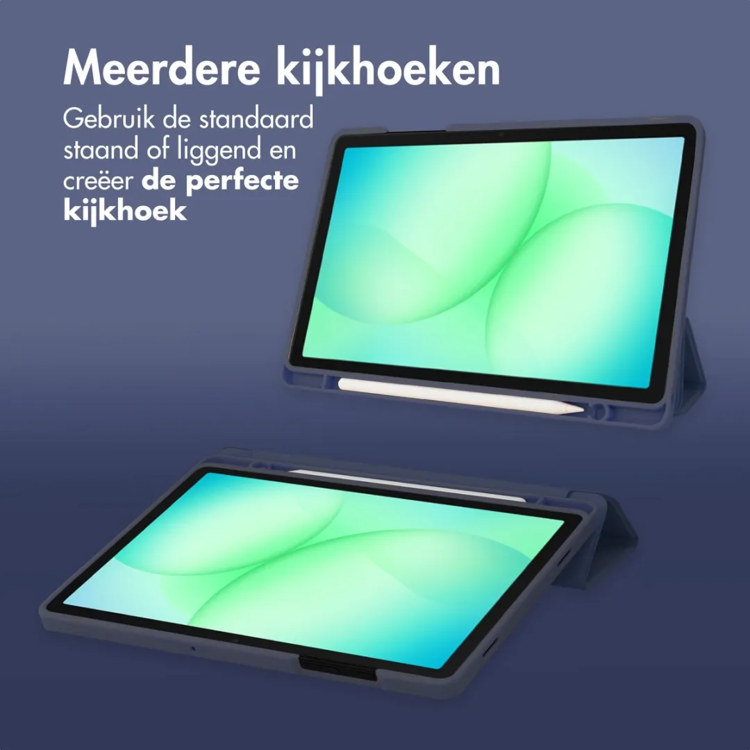 Accezz Tablethoes SH00092727 - Samsung Galaxy Tab A9/A11 Plus - Donkerblauw