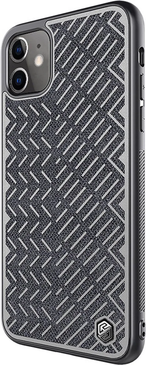 Nillkin Herringbone Back Case - iPhone 11 Grijs - afbeelding 2 van 5