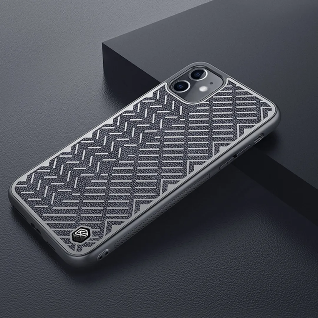 Nillkin Herringbone Back Case - iPhone 11 Grijs - afbeelding 4 van 5