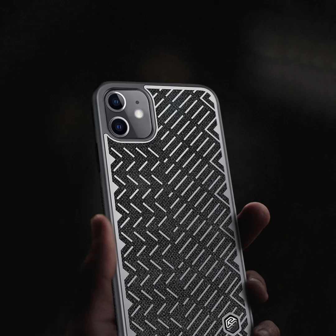 Nillkin Herringbone Back Case - iPhone 11 Grijs - afbeelding 5 van 5