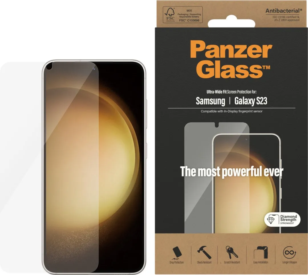PanzerGlass PZ-7322 Screenprotector Samsung Galaxy S23 - Case Friendly