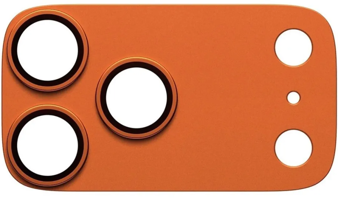 PanzerGlass FENDER PG58205 iPhone 17 Pro Max Camera Protector - Cosmic Orange