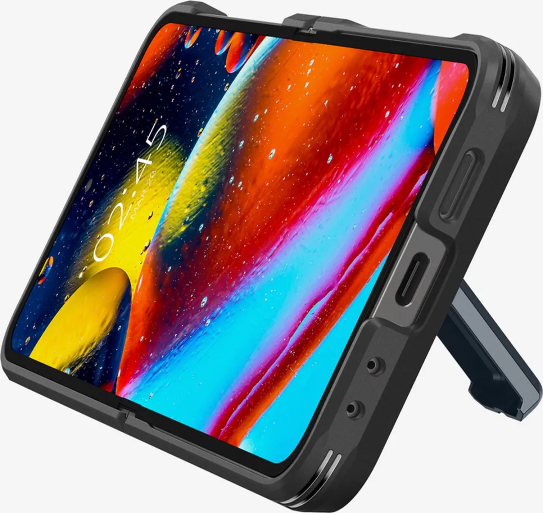 Spigen Tough Armor ACS08292 Hoesje - Samsung Galaxy Z Flip 6 - Grijs