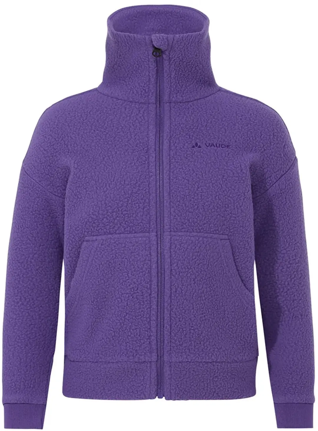 Vaude Manukau Ii Fleece Met Volledige Rits Paars 134-140 cm Kinderen