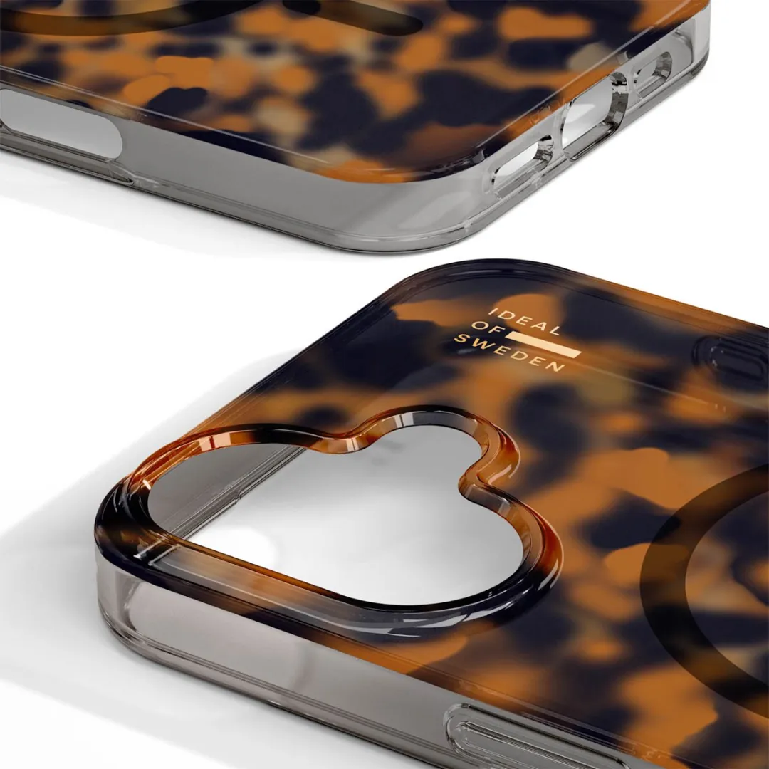 iDeal of Sweden Clear Case iPhone 16 - Tortoise - MagSafe