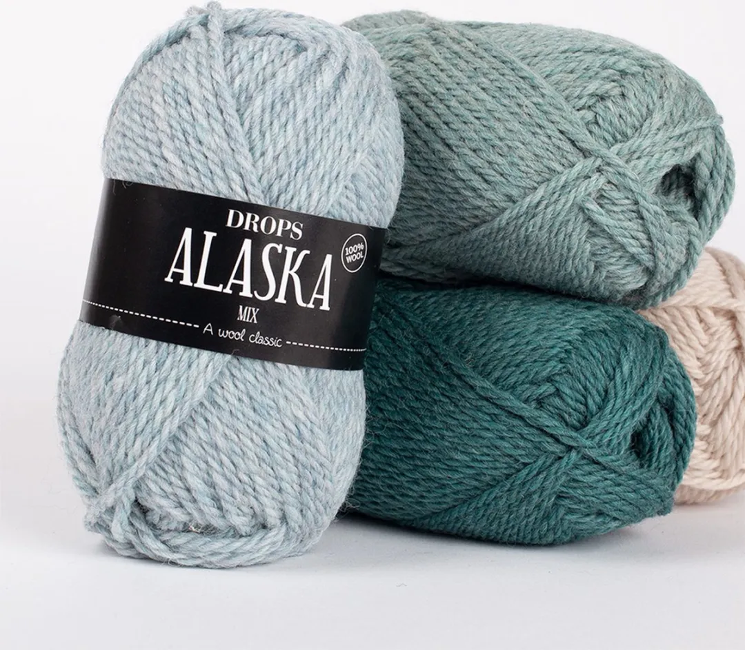 Drops Alaska Mix Wol Garen - Toffee