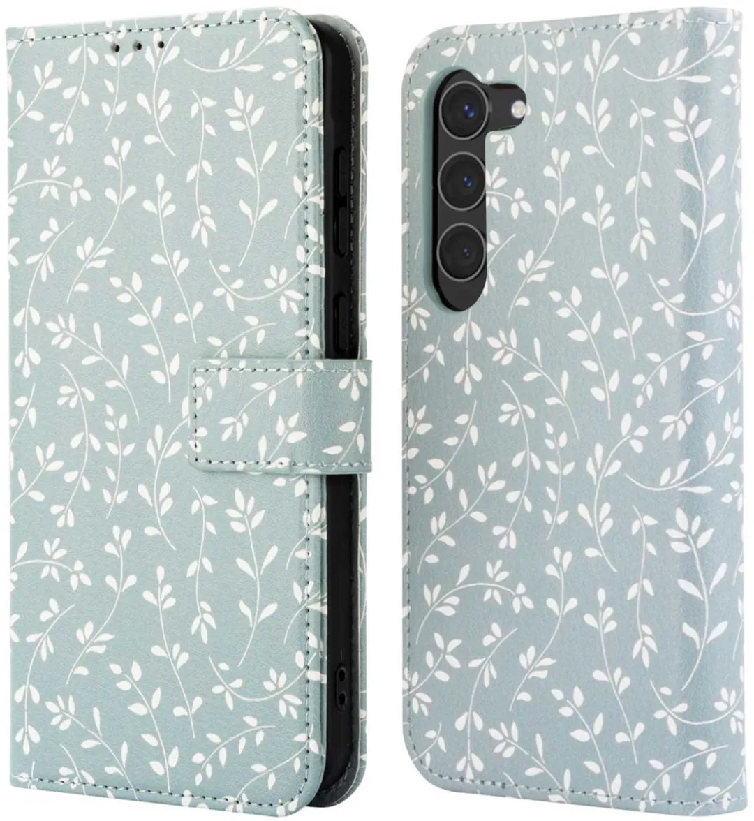 Imoshion Hoesje Samsung Galaxy S23 Smoke Green Flowers