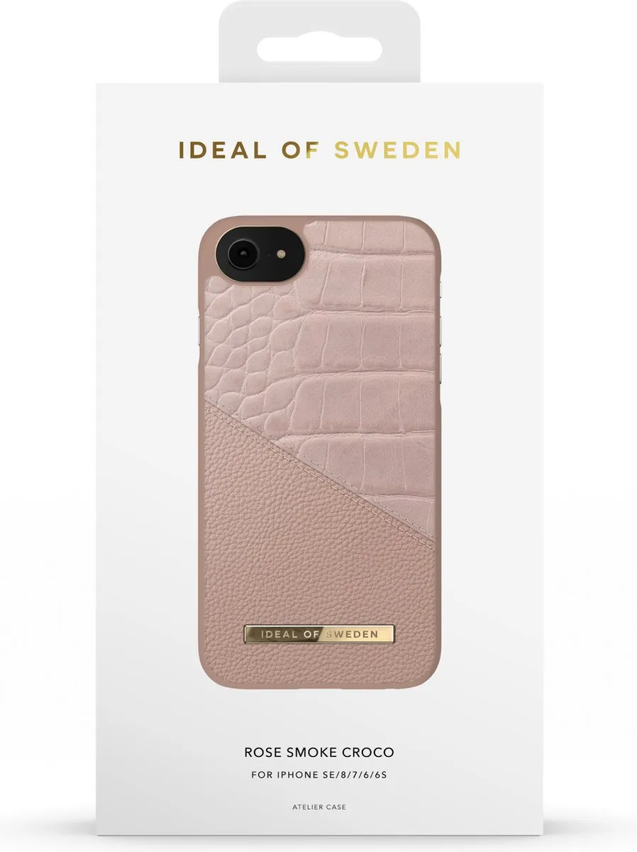 iDeal of Sweden Atelier Case 202 - iPhone 6/7/8 - Rose Smoke Croco - afbeelding 6 van 6