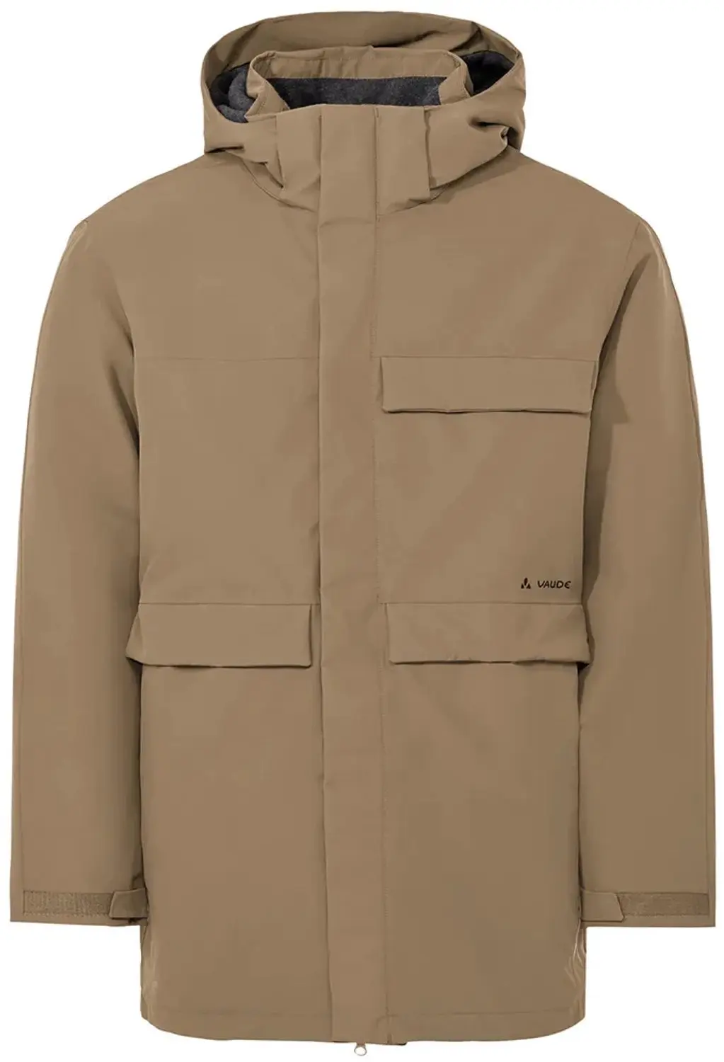 Vaude Idris Parka met Wolvoering - Beige - S - afbeelding 4 van 4