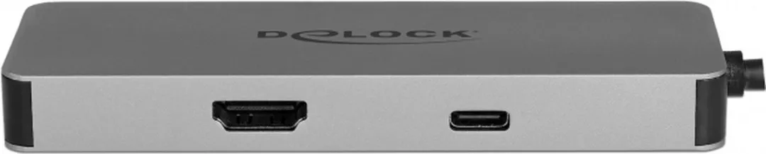 Delock 87743 USB-C Docking Station - 4K HDMI/SD - Grijs