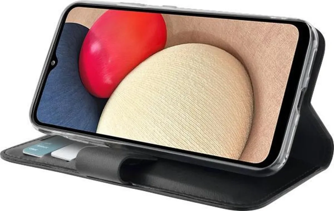 Azuri Samsung Galaxy A02s Walletcase - Zwart