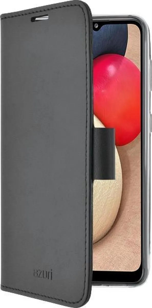Azuri Samsung Galaxy A02s Walletcase - Zwart