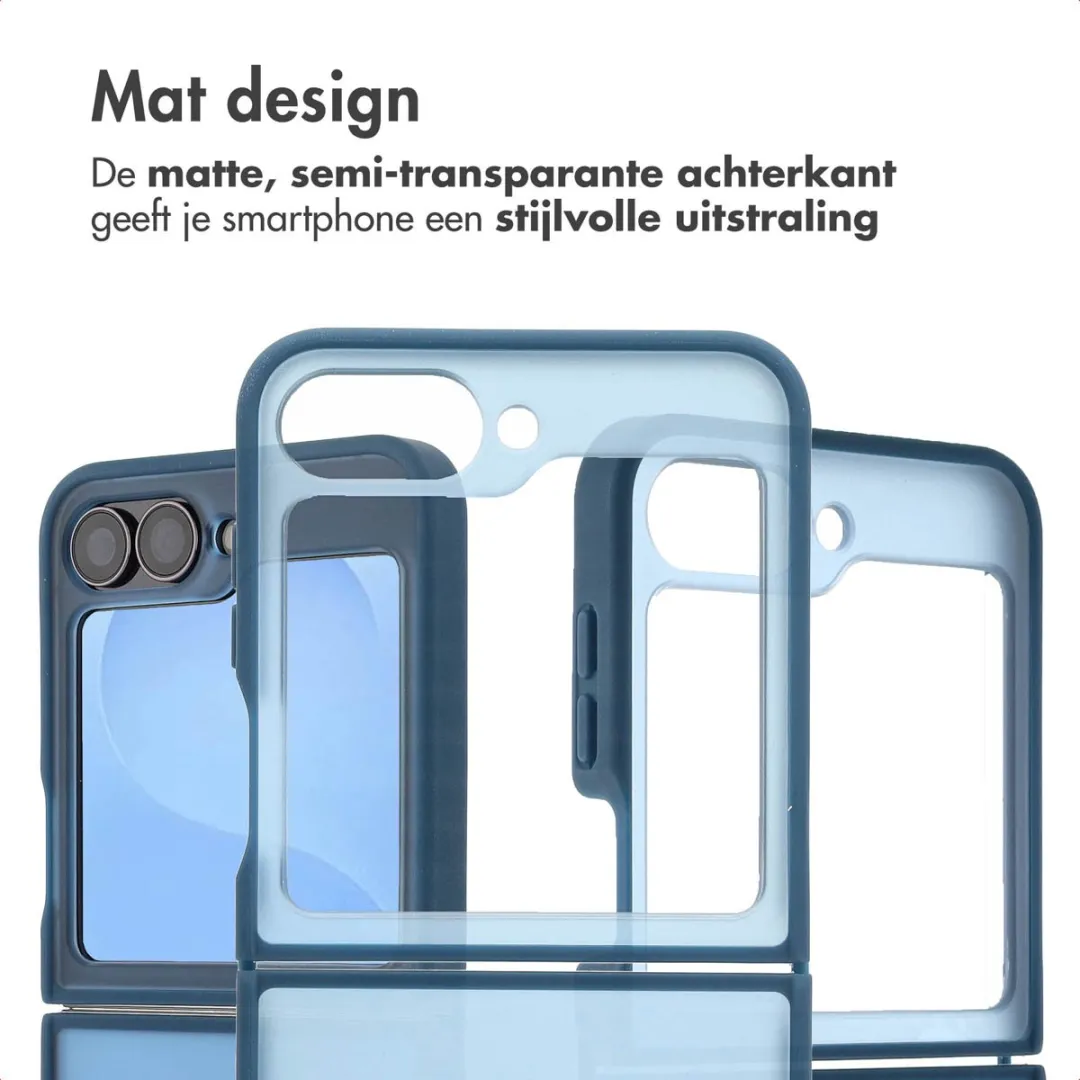 Imoshion Galaxy Z Flip 7 FE Hoesje - Donkerblauw - MagSafe