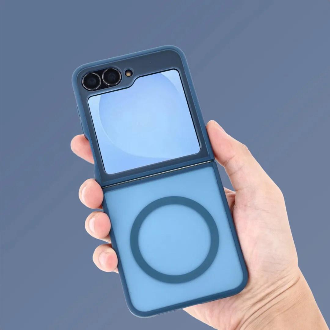 Imoshion Galaxy Z Flip 7 FE Hoesje - Donkerblauw - MagSafe