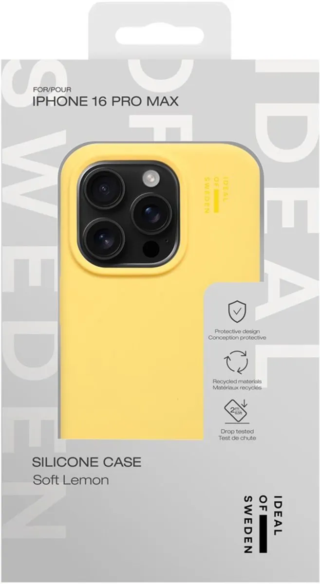 iDeal of Sweden iPhone 16 Pro Max Hoesje - Zacht Geel - IDSIC-I2467P-516