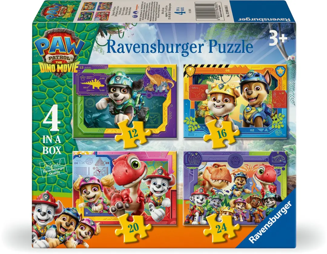Ravensburger Paw Patrol 3 Dino Movie Puzzel