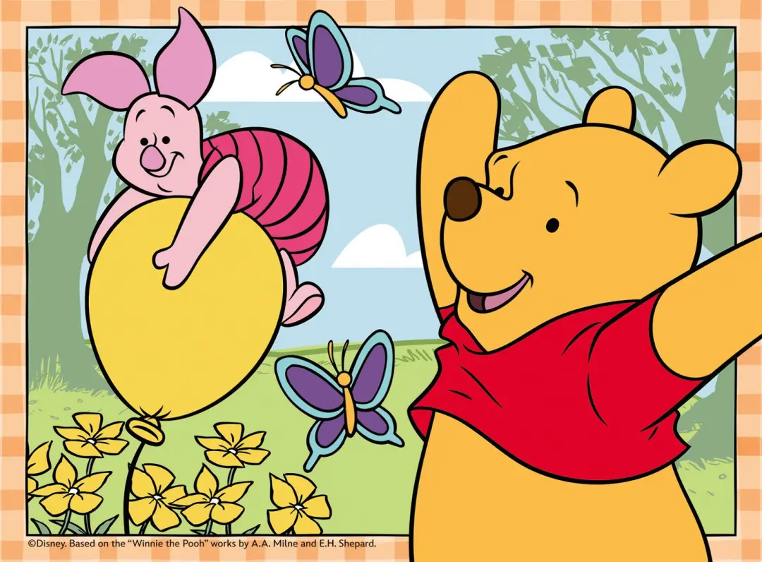 Ravensburger Winnie the Pooh Puzzel 12/16/20/24 Stukjes - afbeelding 6 van 6