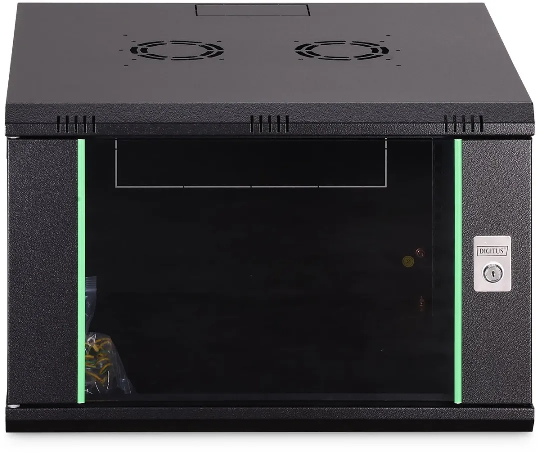 Digitus DN-19 07U-6/6-EC-SW Wandkast 19" 7HE - 600x416x600mm Zwart - afbeelding 6 van 6