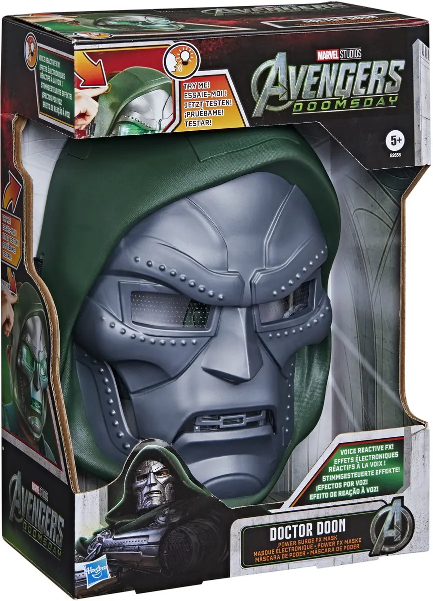Hasbro Marvel Avengers Doctor Doom Elektronisch Masker - afbeelding 3 van 6