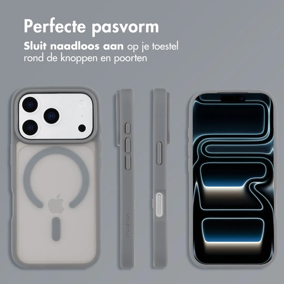 Imoshion Hoesje iPhone 17 Pro Max MagSafe - Grijs