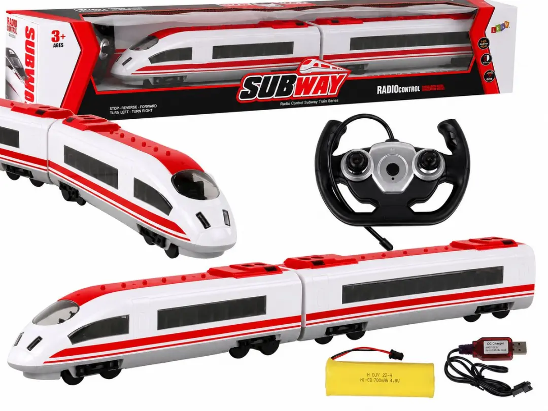 Lean Toys Bestuurbare Trein 65cm - R/C-verlichting - afbeelding 2 van 2