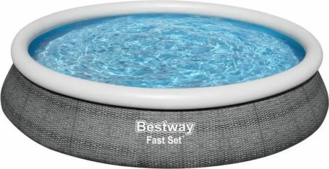 Opblaaszwembad Bestway Grijs 9677 L 457 x 84 cm
