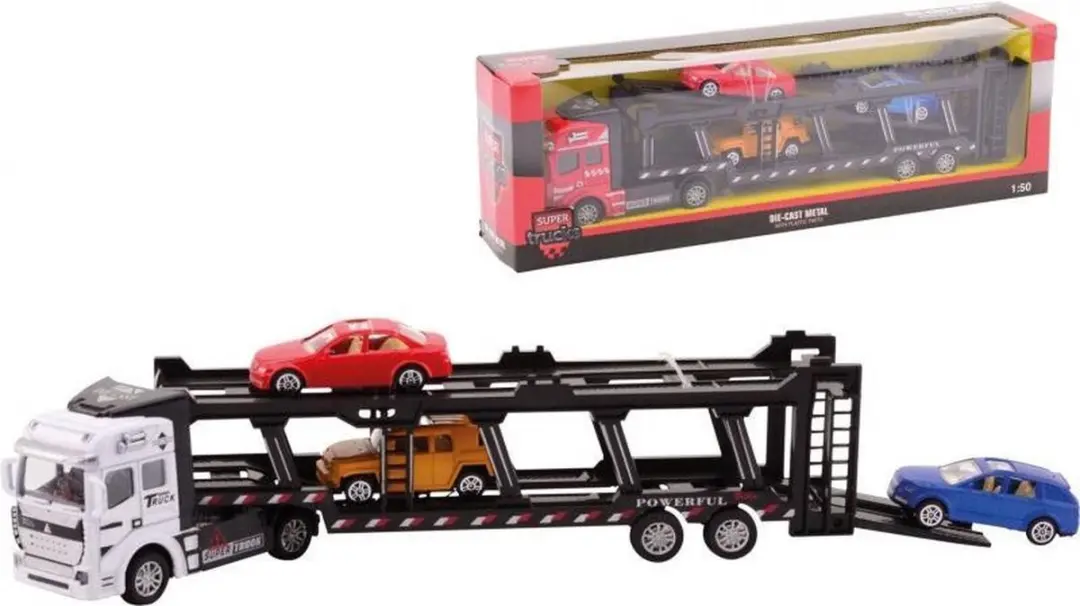 Auto Transporter met 3 auto's