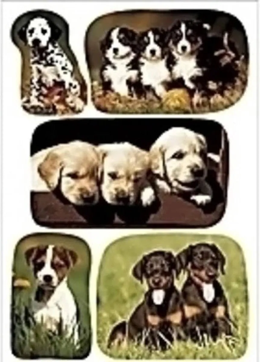 Herma 3528 Honden Etiketten - Gemengd