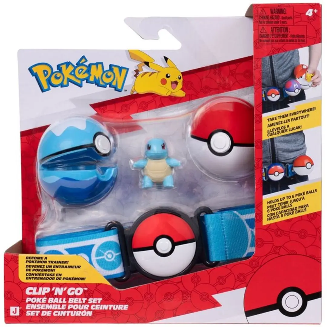 Pokémon Clip 'N' Go Squirtle Gordelset
