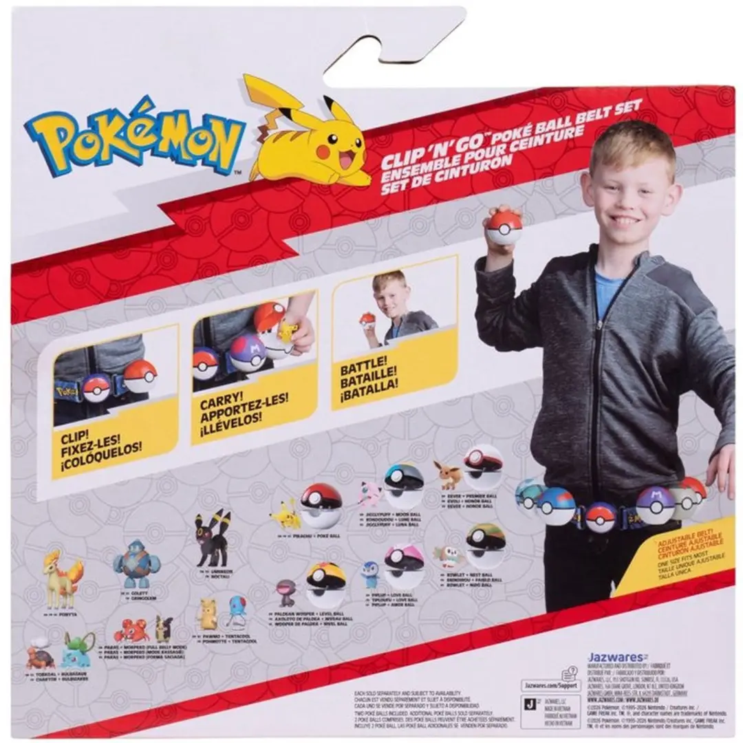 Pokémon Clip 'N' Go Squirtle Gordelset - afbeelding 3 van 3