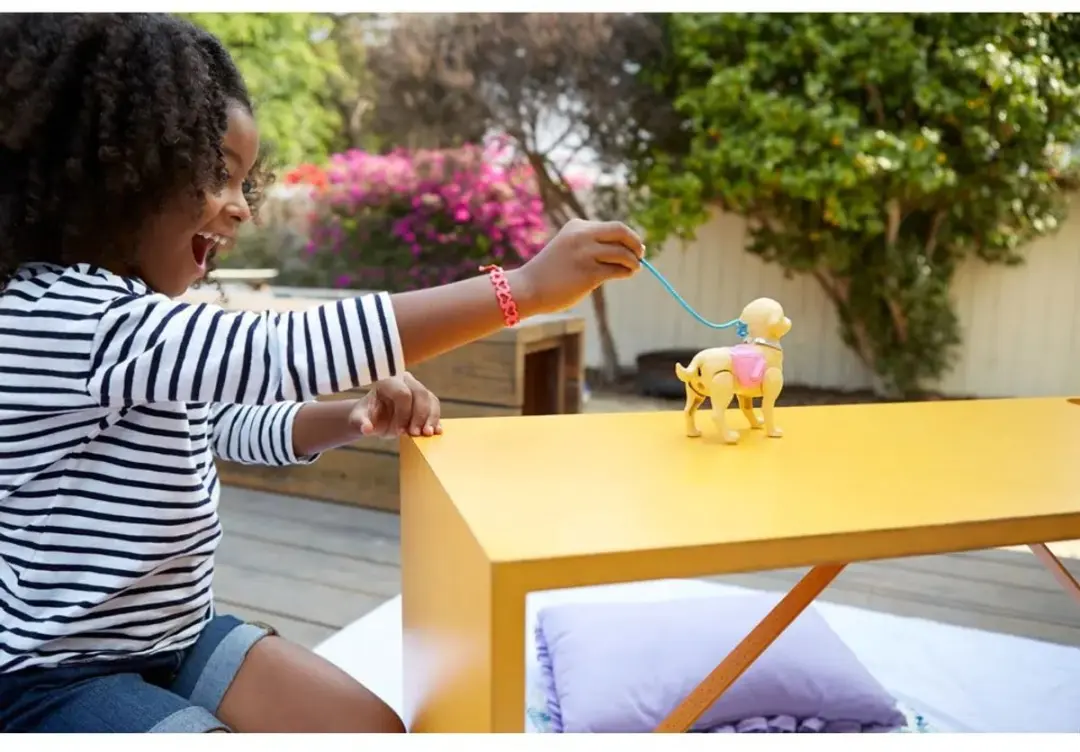 Barbie Wandelen en Trainen Puppy - afbeelding 4 van 6