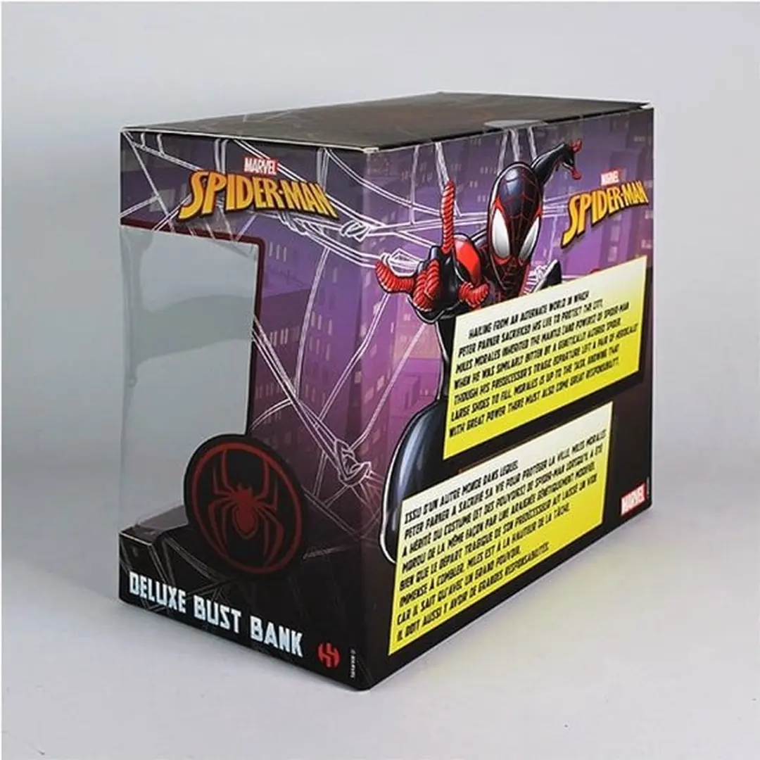Marvel Spider-Man Miles Morales Deluxe Spaarpot - afbeelding 6 van 6