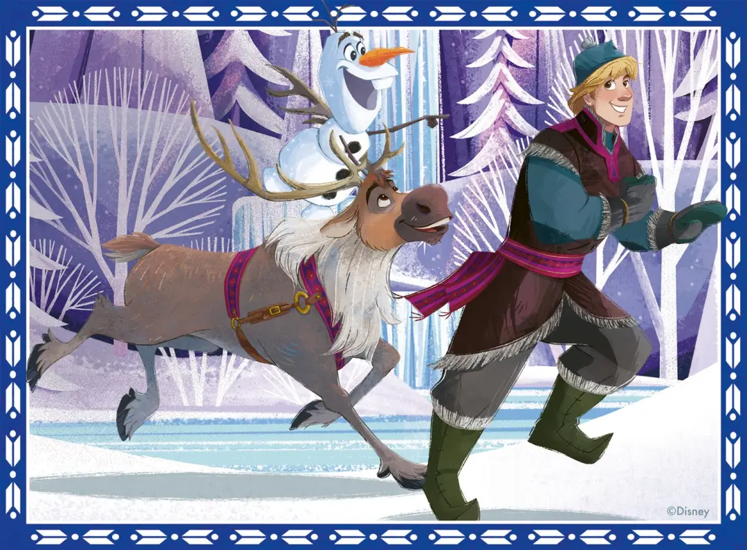 Ravensburger Disney Frozen 4-in-1 Puzzelset - 12/16/20/24 - afbeelding 4 van 6