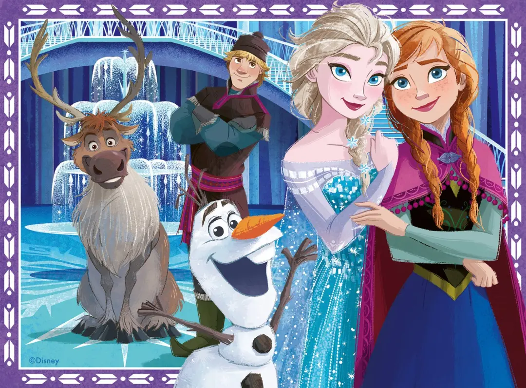Ravensburger Disney Frozen 4-in-1 Puzzelset - 12/16/20/24 - afbeelding 6 van 6
