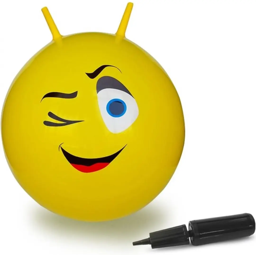Jamara Skippybal Knipoog - 55cm - Geel - afbeelding 2 van 5