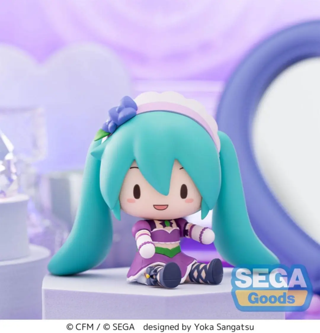 Sega Hatsune Miku Fuwa Petit Chibi Figuur - 8cm - afbeelding 3 van 6