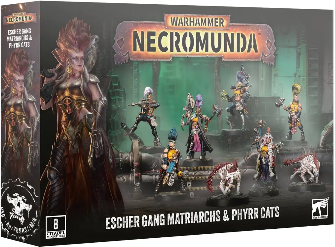 Necromunda Escher Matriarchs & Phyrr Cats
