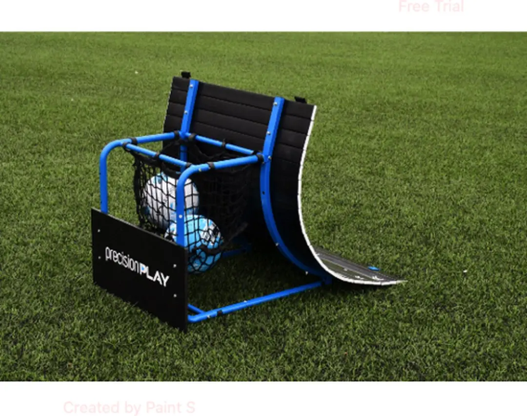 Precision PLAY Voetbal Oefenrampe Rebounder - Blauw/Zwart - afbeelding 2 van 2