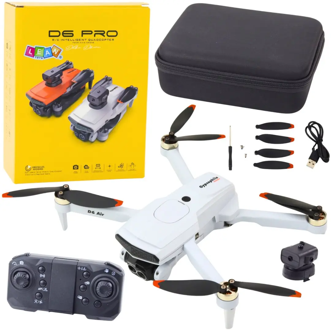 Lean Toys D6 Pro Drone met Camera