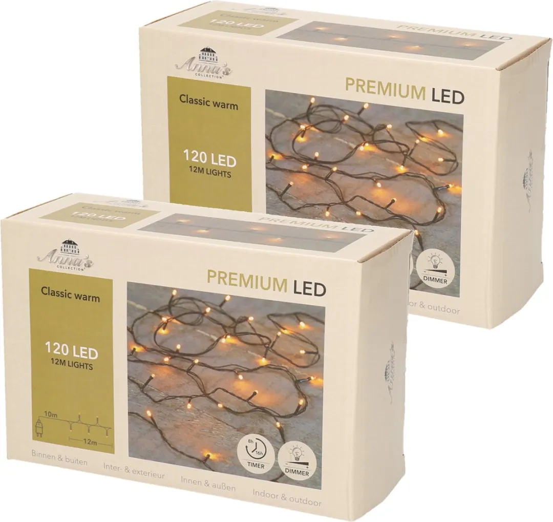 Anna's Collection Kerstverlichting 120 LED Warm Wit