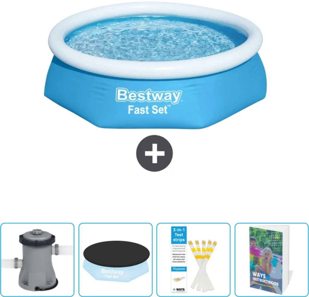 Bestway Fast Set Rond Zwembad 244x61cm