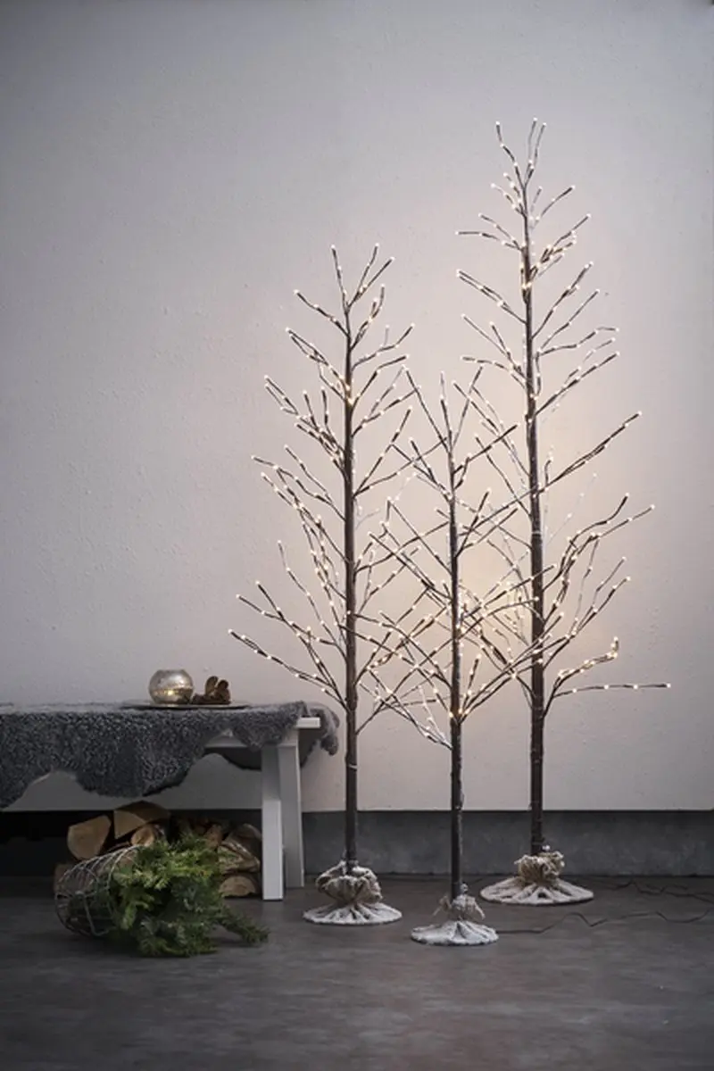 Star Trading Tobby Kerstboom LED 120cm - Bruin - afbeelding 4 van 6