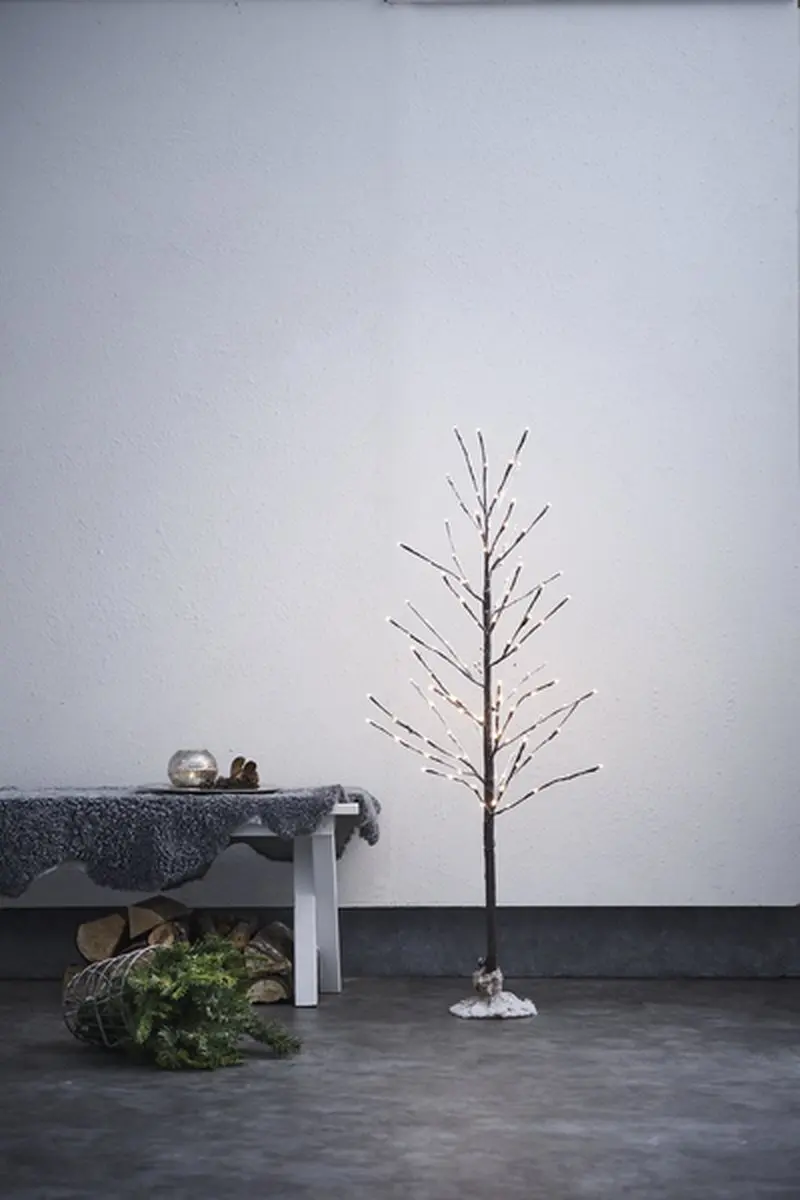Star Trading Tobby Kerstboom LED 120cm - Bruin - afbeelding 5 van 6