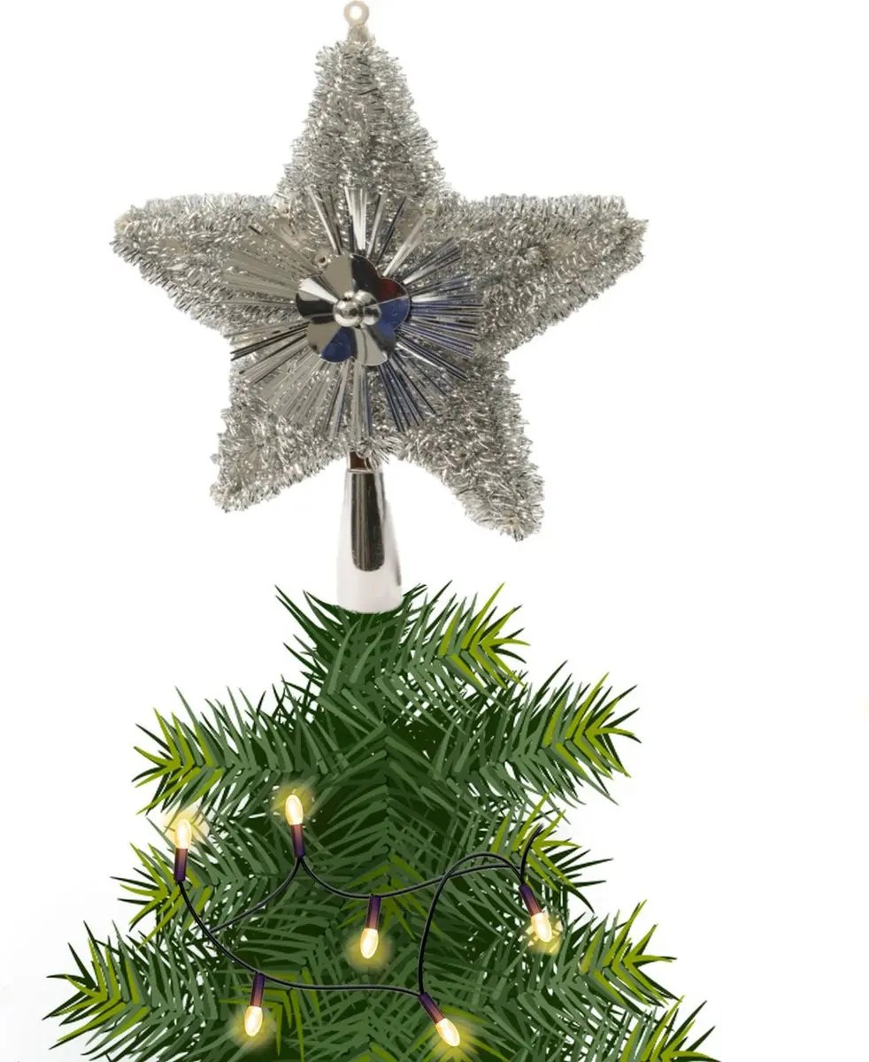 Bellatio decorations Kerstboom piek