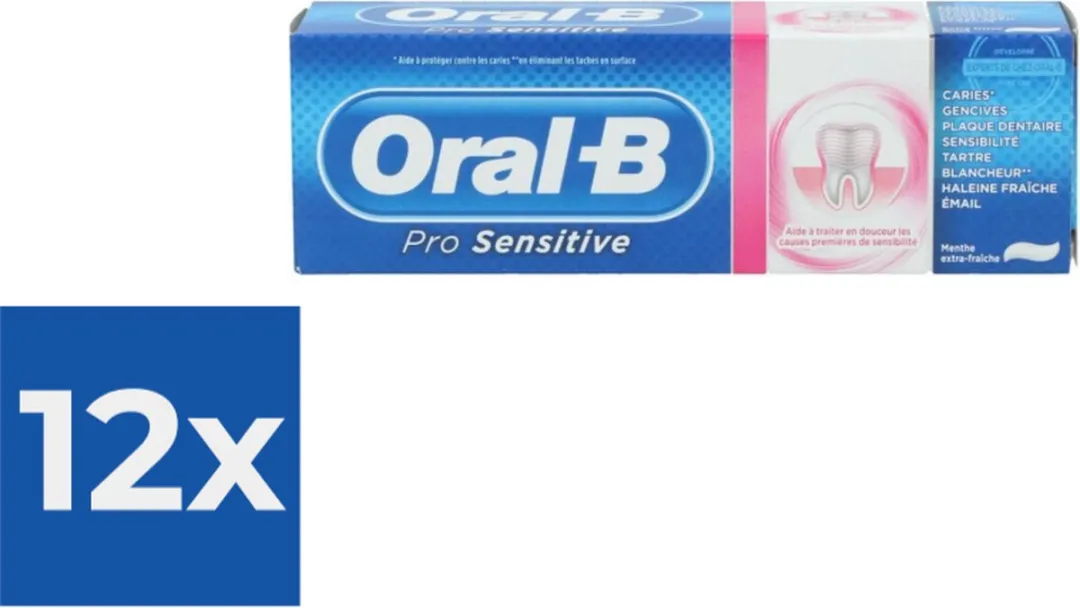 Oral-B Pro-Sensitive Tandpasta - 12x75ml