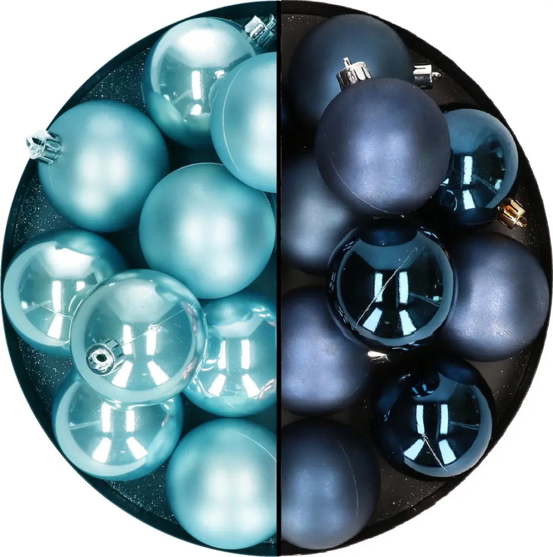Kerstballen 24x st